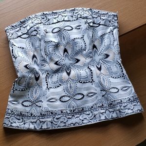 White House Black Market Strapless Top